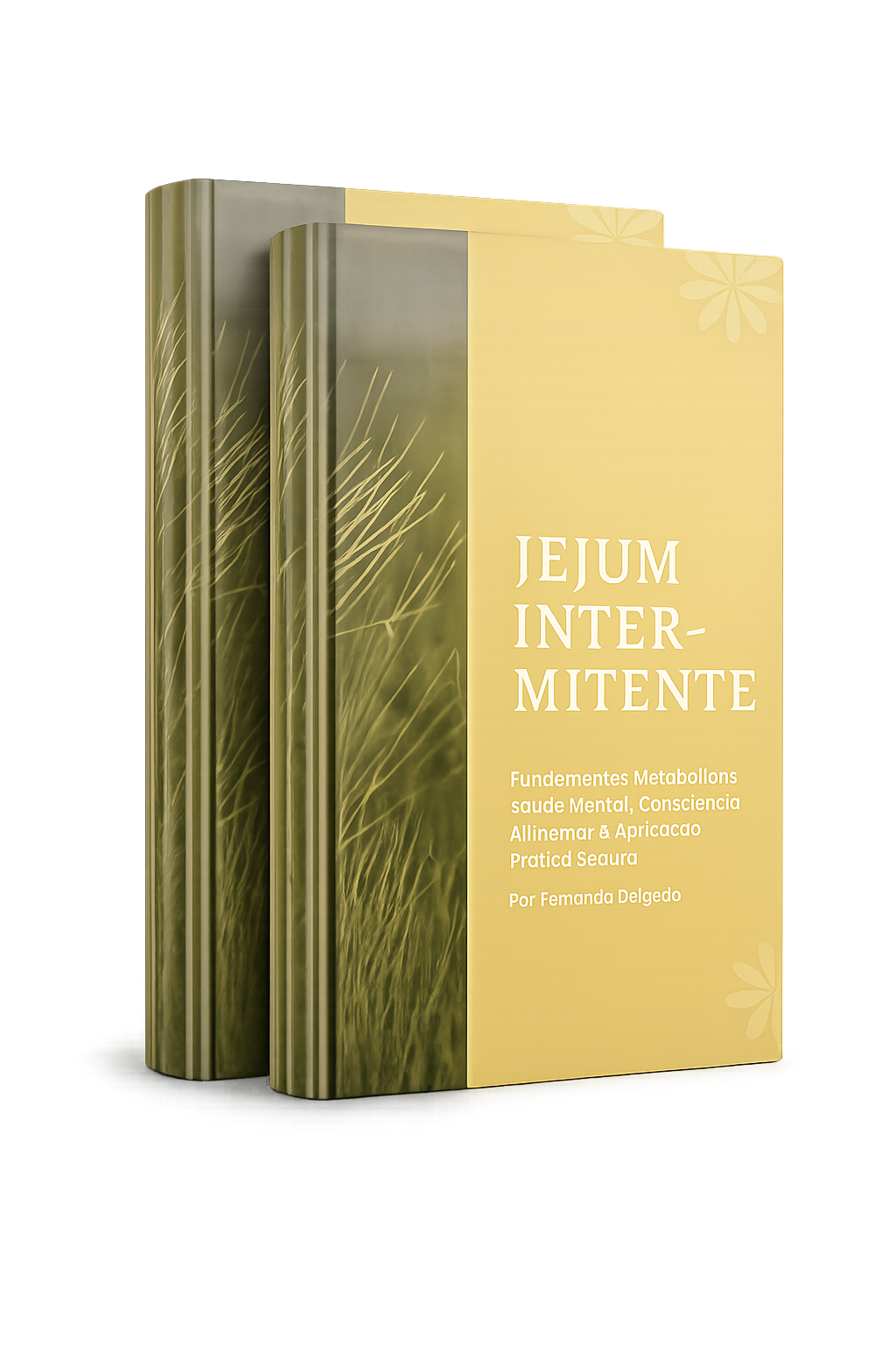 Livro Jejum Intermitente com abordagem integrativa, focado em saúde metabólica e equilíbrio do corpo.